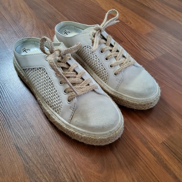 Dolce Vita Slide Sneaker Suede Espadrille Mule 7.5 - Picture 2 of 10